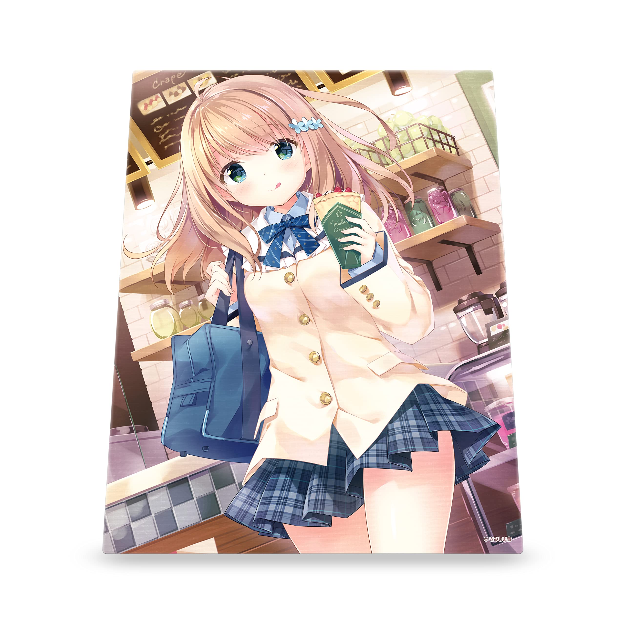 F6キャンバスアート きみしま青_Bloomin’ 咲希&莉子 サイン入 Amazon.co.jp: F6キャンバスアート・『きみしま青_Bloomin'』05咲希
